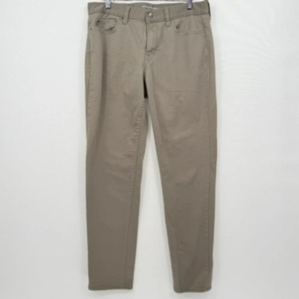 Banana Republic Travel Jeans Mens 33x32 Olive Athletic Fit Minimalist Classic
